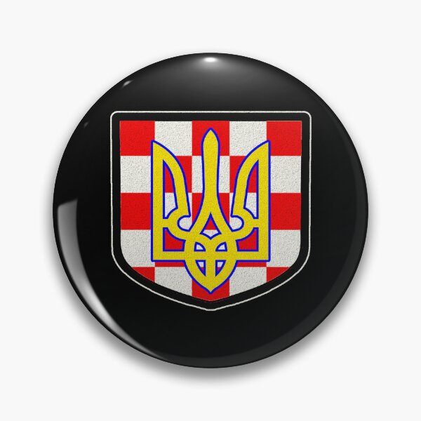 Item preview, Croatia Ukraine Solidarity Slava Ukraini! designed and sold by Velered Designs ⚜️.