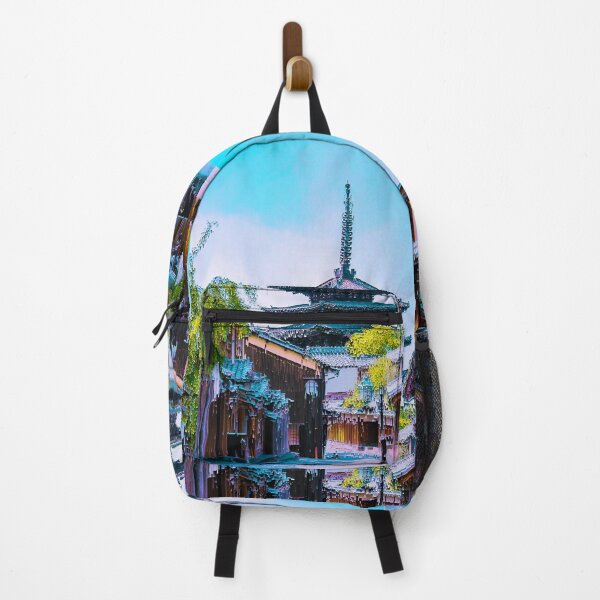 Item preview, Japan Melting Pagoda Glitch Art designed and sold by glitchhub.