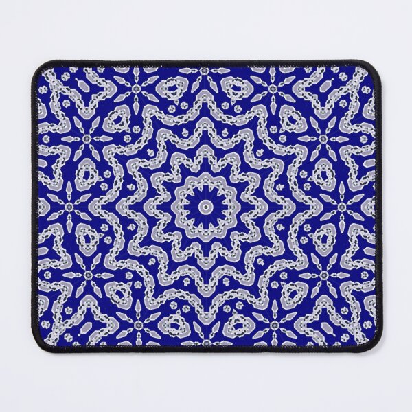 Item preview, Blue Ripple Mandala designed and sold by DiscoGypsyFish.