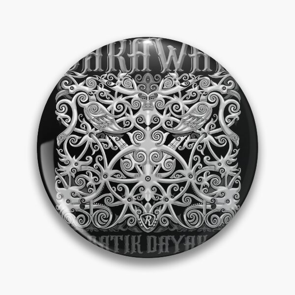 Item preview, Sarawak Batik Dayak Grey designed and sold by HexOne.