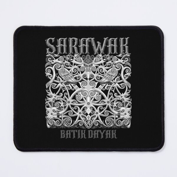 Item preview, Sarawak Batik Dayak Grey designed and sold by HexOne.