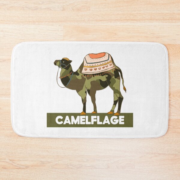 Item preview, Funny Camelflage Camel Animal Pun designed and sold by mschubbybunny.
