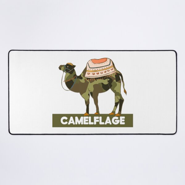 Item preview, Funny Camelflage Camel Animal Pun designed and sold by mschubbybunny.