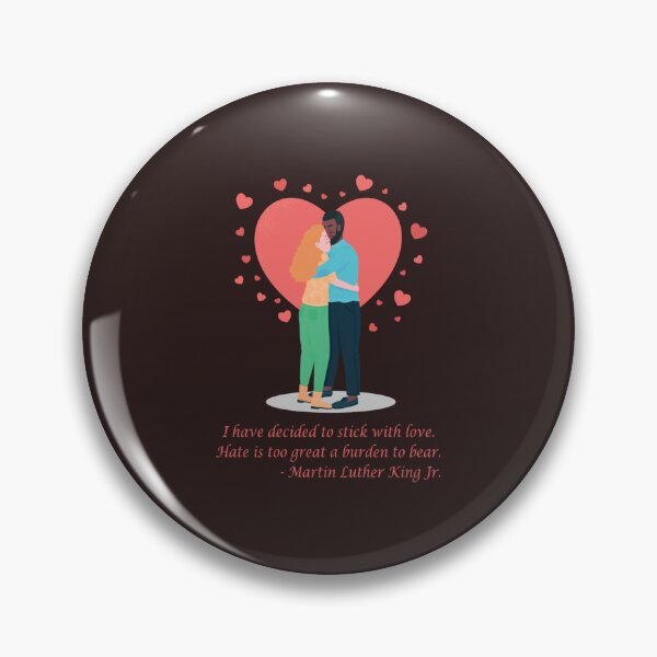 Item preview, Interracial Couple - Couple Hearth - Martin Luther King jr   designed and sold by AAndEdesign.