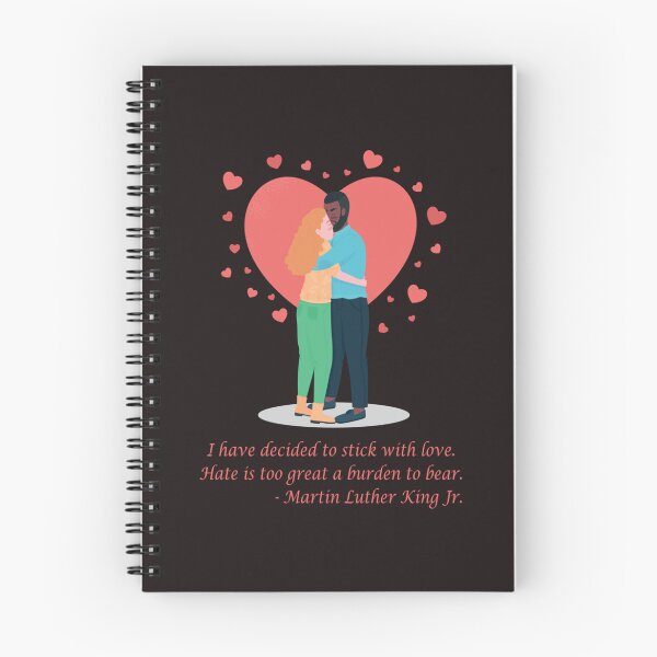 Item preview, Interracial Couple - Couple Hearth - Martin Luther King jr   designed and sold by AAndEdesign.