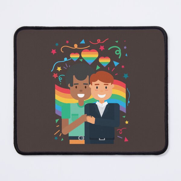 Item preview, Interracial Gay Couple   designed and sold by AAndEdesign.