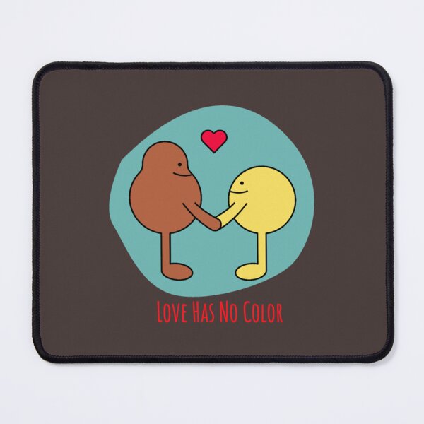 Item preview, LOVE HAS NO COLOR  interracial couple, interracial love, love has no color   designed and sold by AAndEdesign.