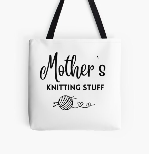 Mother's knitting stuff All Over Print Tote Bag