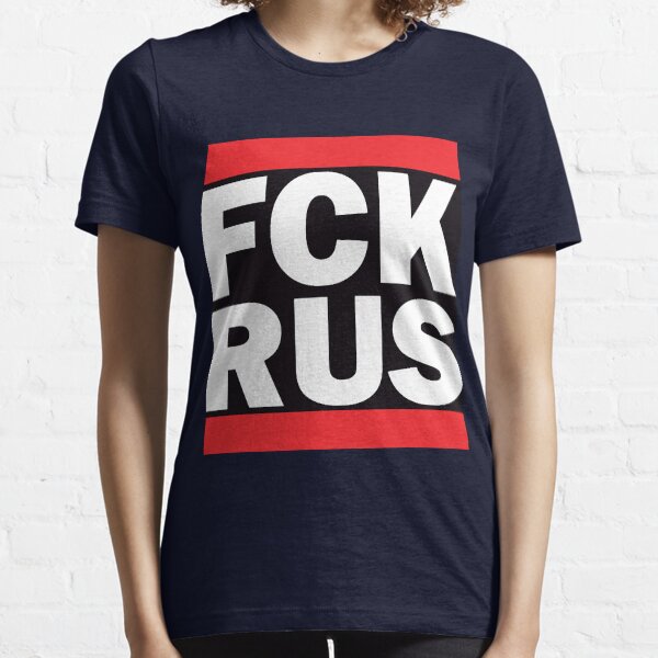 Vista previa del artículo con la obra «fck rus rusia rusia joder anti», diseñado y vendido por pattonchdekine.