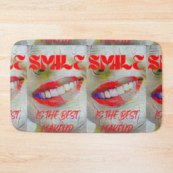 Item preview, Smile is the best make up with red wording shown teeth designed and sold by Bekindtome.