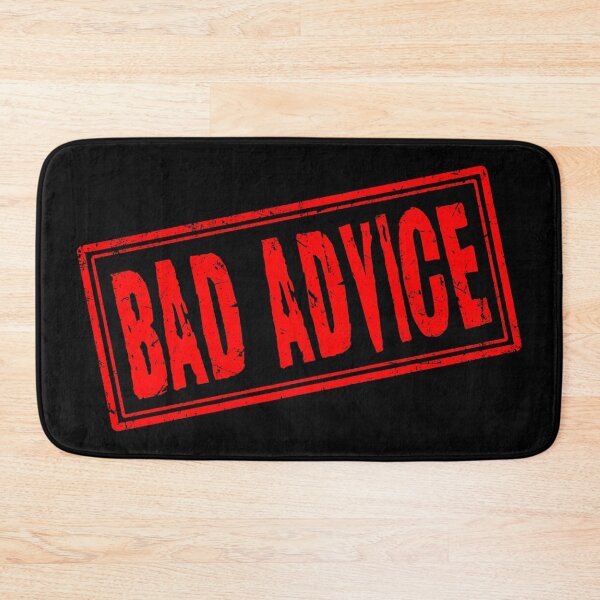 Item preview, Bad Advice (Vintage Retro Stamp) designed and sold by SassyClassyMe.