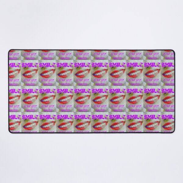 Item preview, Smile is the best make up with purple wording shown teeth designed and sold by Bekindtome.