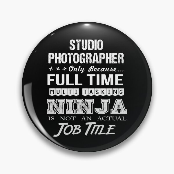 Item preview, Studio Photographer T Shirt - Ninja Job Gift Item Tee designed and sold by ritterdick.