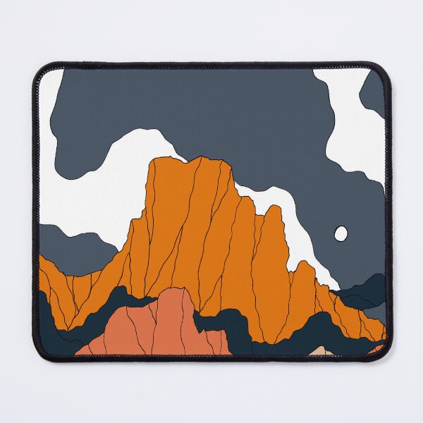 Item preview, The dark orange rocks designed and sold by Swadeillustrations.