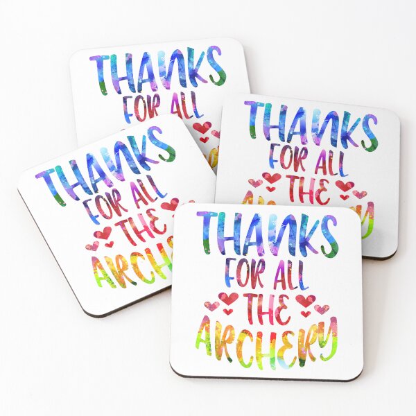 Item preview, Thanks For All The Archery watercolor designed and sold by Byrd-Maureen.