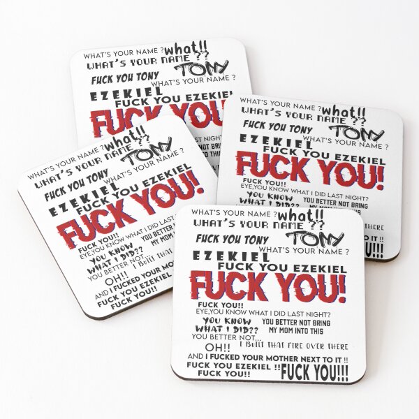 Item preview, Don_t Talk to Strangers meme ,whats your nameFuck you Tony fuck you EZEKIEL designed and sold by theculturetees.