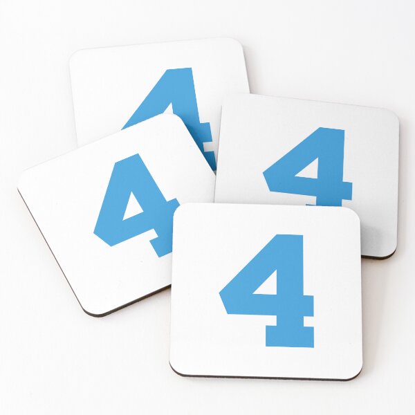 Item preview, Number 4, Blue four, Sports number 4 designed and sold by TheCultStuff.