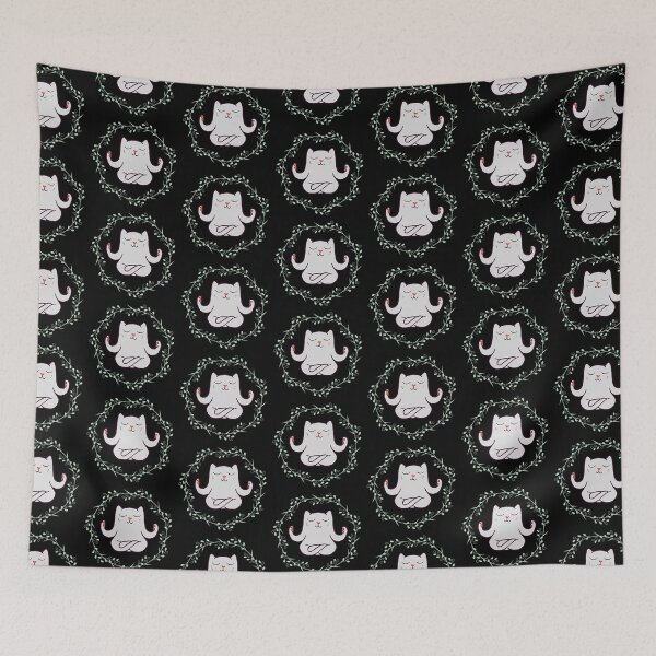 Item preview, Don't Stress Meow't Yoga Cat designed and sold by catartlady.