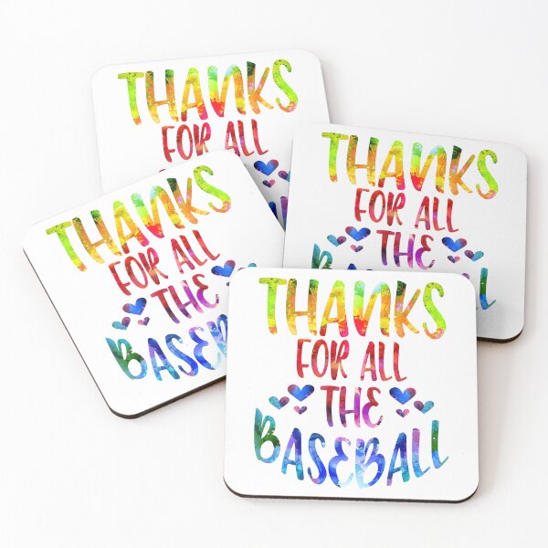 Item preview, Thanks For All The Baseball watercolor designed and sold by Byrd-Maureen.