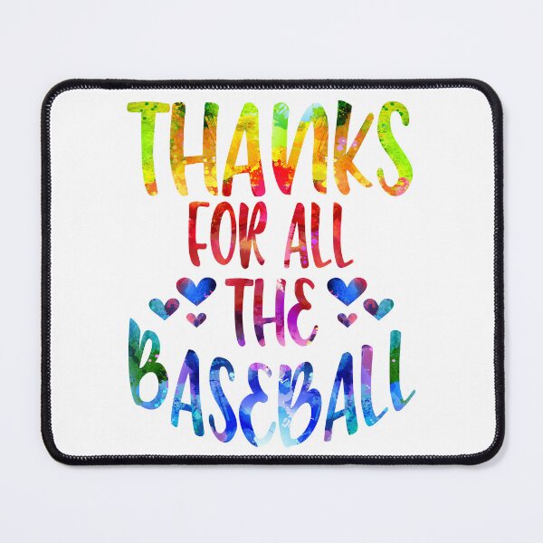 Item preview, Thanks For All The Baseball watercolor designed and sold by Byrd-Maureen.