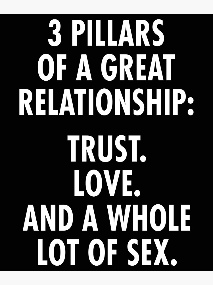 Sexual Meme 3 Pillars Of A Great Relationship Poster For Sale By sexual-meme-3-pillars-of-a-great-relationship-poster-for-sale-by