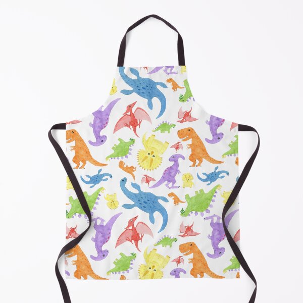 Item preview, Cute colorful dinosaurs pattern designed and sold by Hellosandraart.