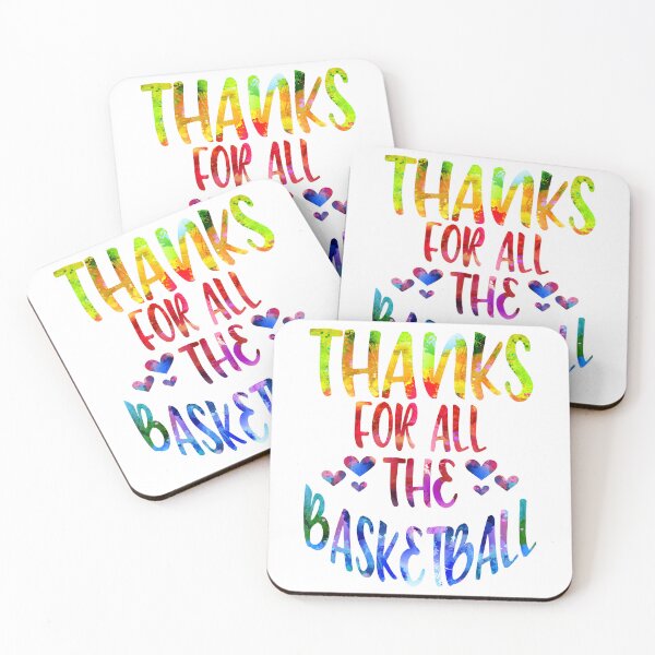 Item preview, Thanks For All The Basketball watercolor designed and sold by Byrd-Maureen.