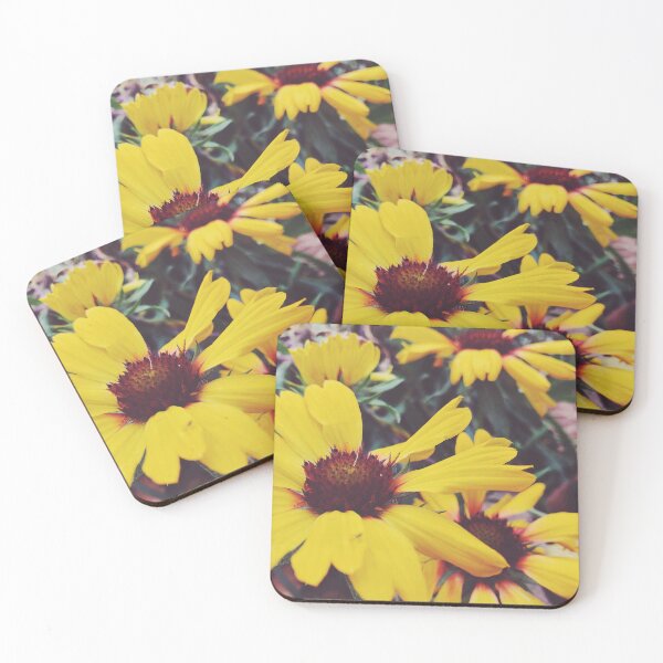 Item preview, Bright yellow wild flowers designed and sold by NicoletaDesigns.
