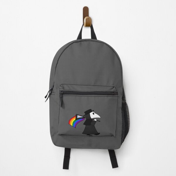 Item preview, Plague doctor with LGBTQ+ flag designed and sold by DoesArtAndStuff.