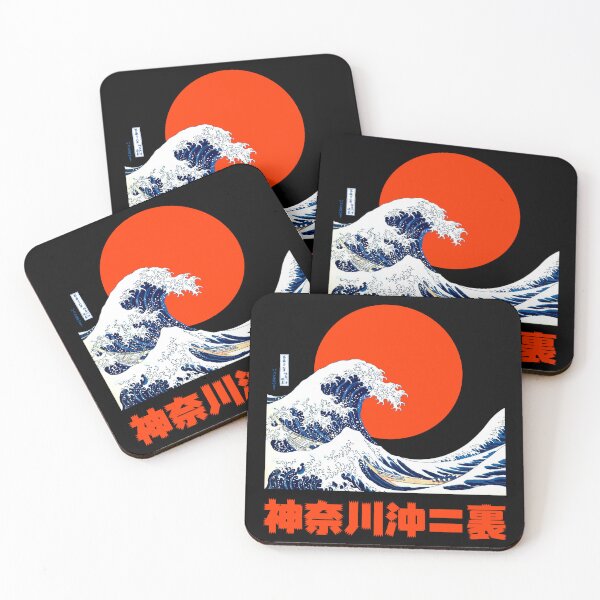 Item preview, Retro Japanese Great Wave Graphic designed and sold by LittleChelsea.