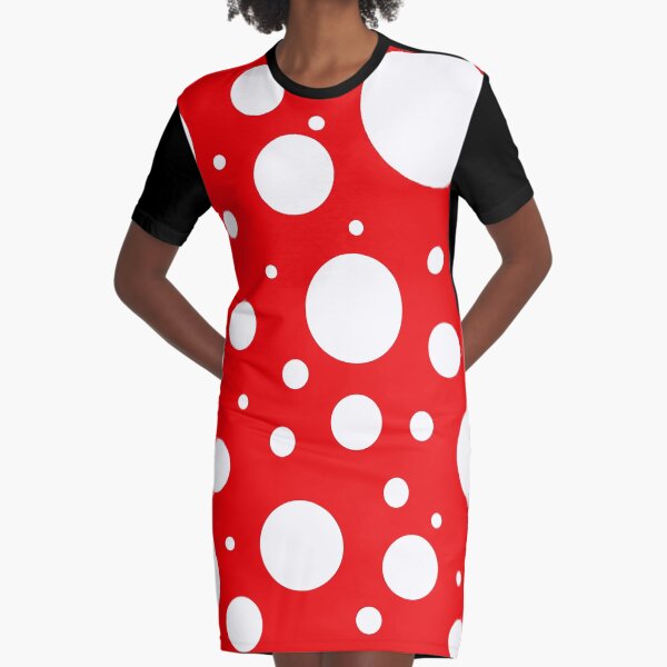 kusama yayoi inspired pattern Graphic T-Shirt Dress
