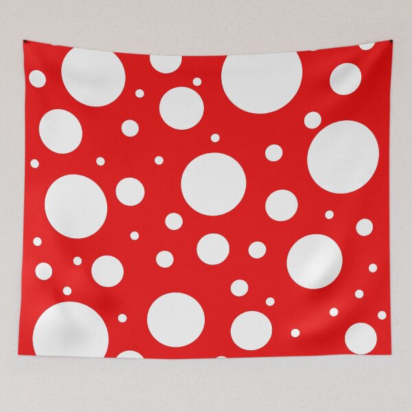Item preview, red and white polka dot pattern designed and sold by pauloneill-art.