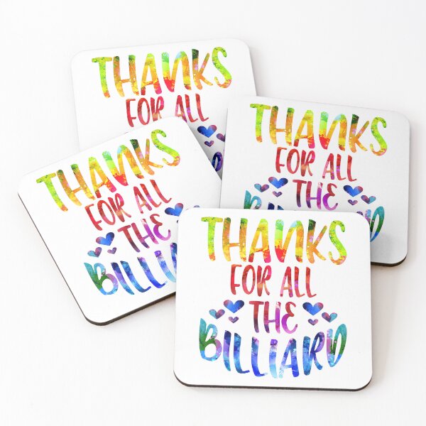 Item preview, Thanks For All The Billiard watercolor designed and sold by Byrd-Maureen.