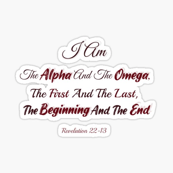 Revelation Bible Verse Stickers For Sale Redbubble