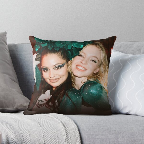 Euphoria Maddy and Cassie fan art Throw Pillow for Sale by JuliaJulia123