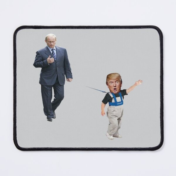 Item preview, Little Trump On Leash with Putin Never Trump designed and sold by PhoebeWong.