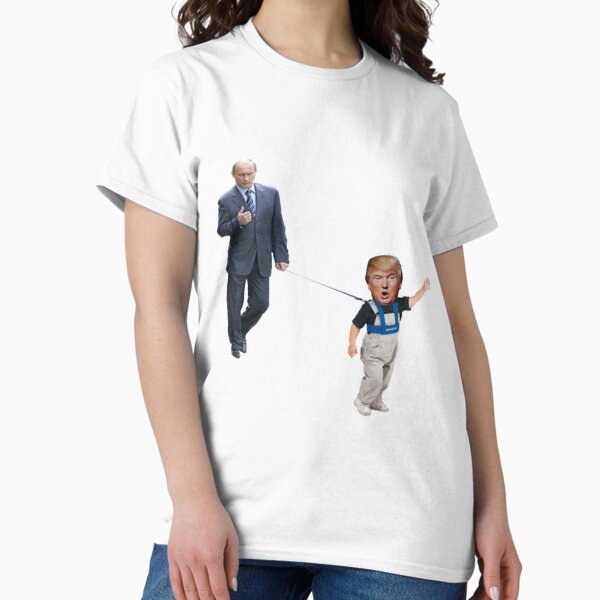 Artikel-Vorschau von Little Trump an der Leine mit Putin Never Trump, designt und verkauft von PhoebeWong.