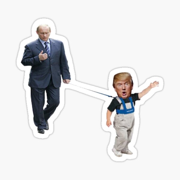 Artikel-Vorschau von Little Trump an der Leine mit Putin Never Trump, designt und verkauft von PhoebeWong.