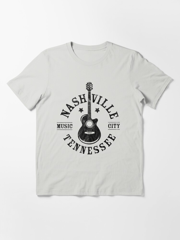Thumbnail 3 of 7, Essential T-Shirt, Nashville, Tennessee - Music City designed and sold by PaulSDesign.