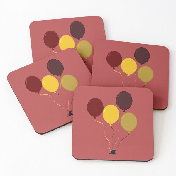 Artikelvorschau, Magic House Pride Rote und goldene Luftballons entworfen und verkauft von okay-scribbles.
