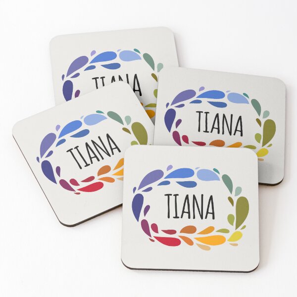 Item preview, Tiana Name Cute Colorful Gift Named Tiana designed and sold by kindxinn.
