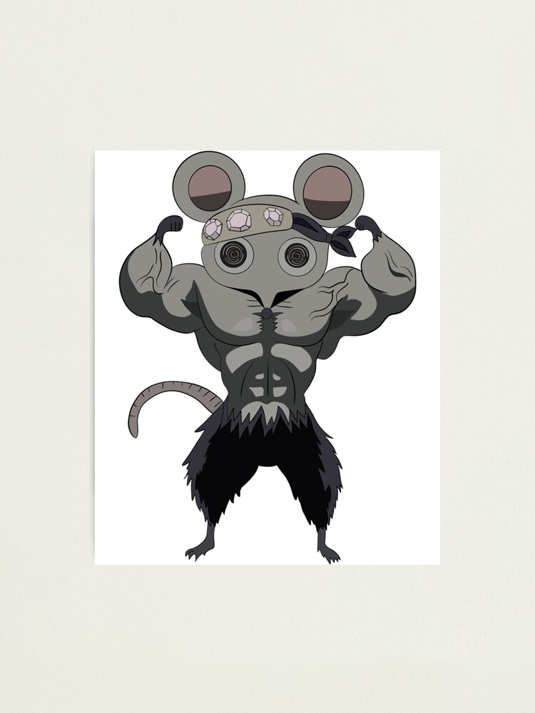 "Demon slayer Tengen Ninju muscle mouse, kimetsu no yaiba mice