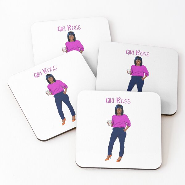 Item preview, Girl with coffee, Lady boss, Fashion girl, African American, womens fashion designed and sold by gabrielakrall.