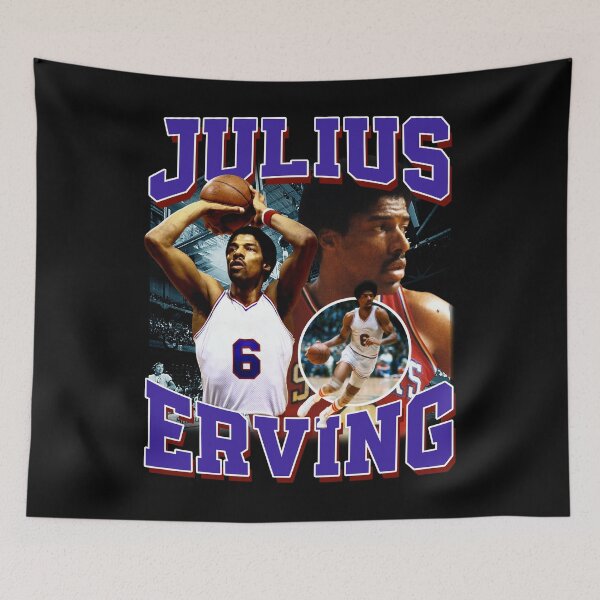 Item preview, Julius Erving Basketball Legend Signature Vintage Retro 80s 90s Bootleg Rap Style designed and sold by Lea Schiller ⭐⭐⭐⭐⭐(216).