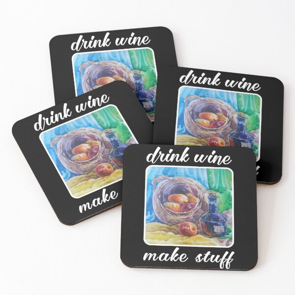 Item preview,  Drink wine make stuff. designed and sold by Umiska.