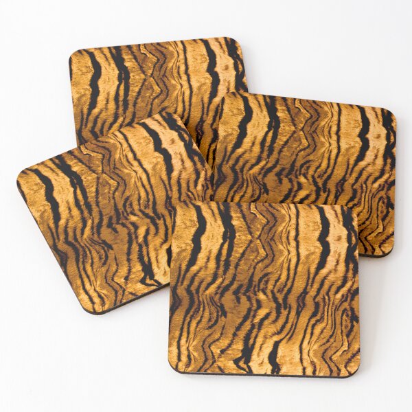 Item preview, Beautiful Golden Tiger Print - Timeless Lux Bengal Tiger Pattern Artwork designed and sold by MrGiftee.