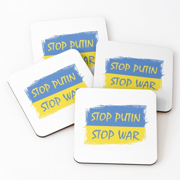 Item preview, Stop putin Stop war white background designed and sold by PhoebeWong.