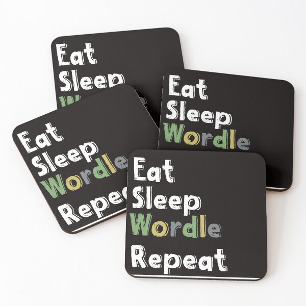 Item preview, Eat Sleep Wordle Repeat designed and sold by WAISLYV.