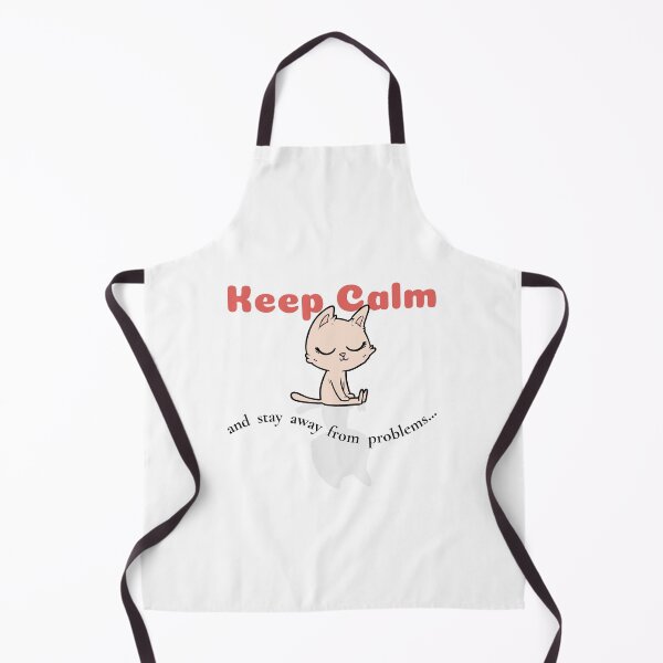 Item preview, Keep calm and stay away from problems, calm cat, sleeping cat, chill cat designed and sold by TheFreeLife.