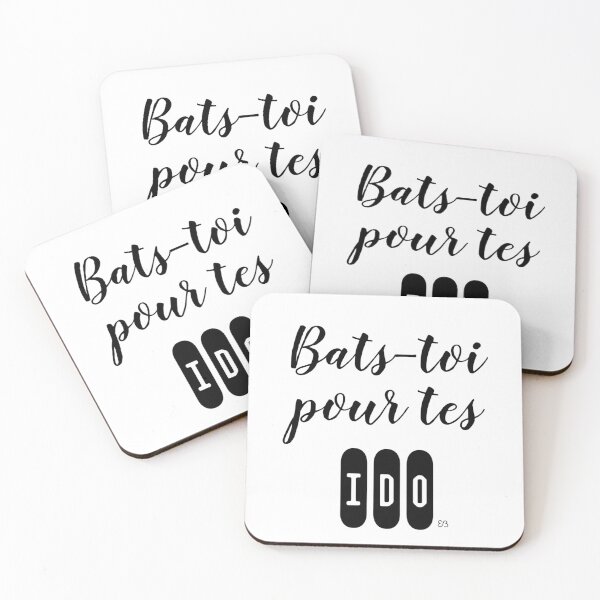 Des mots en partage (2) Dessous de verre (lot de 4)